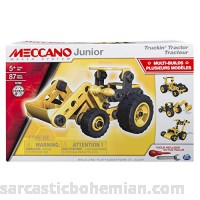 Meccano Junior Truckin' Tractor 4 Model Building Set 87 Pieces For Ages 5+ STEM Construction Education Toy B014H1W5QO